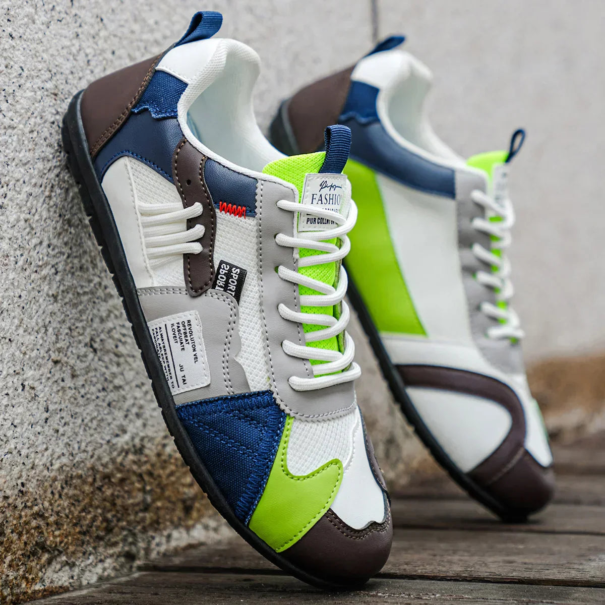 GIOVANNI - ZAPATILLAS RETRO DE COLORES
