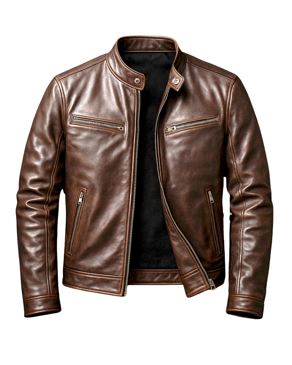 VITTORIO - CHAQUETA DE CUERO VINTAGE