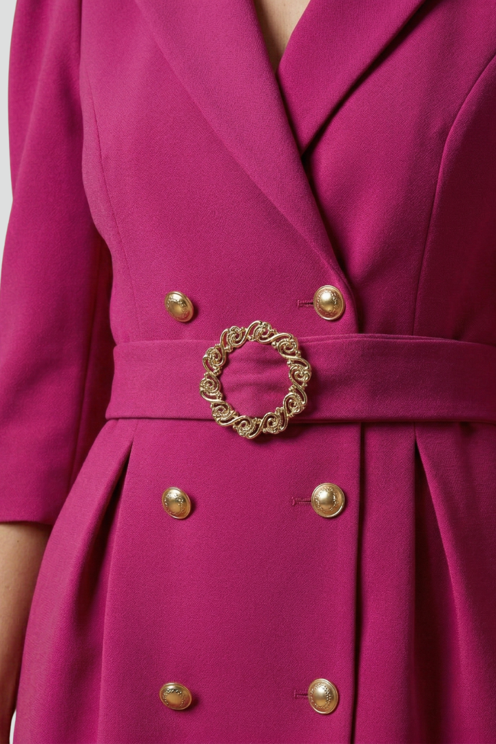 FLORENCE - VESTIDO BLAZER CRUZADO CON BOTONES