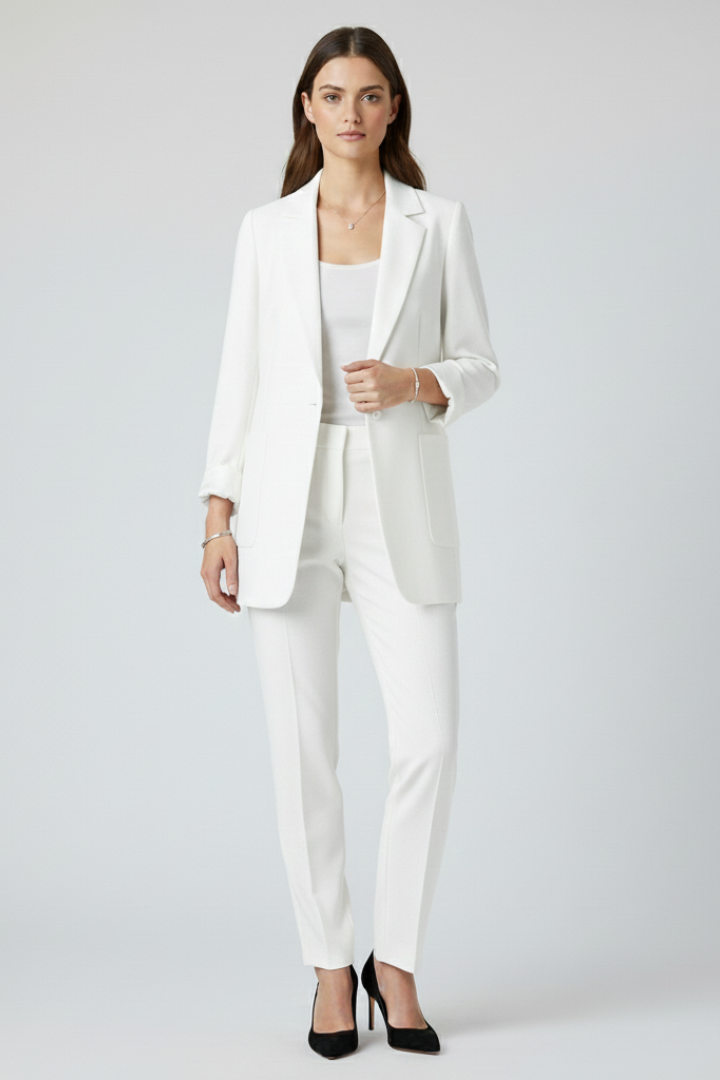ESTELLE - BLAZER ABIERTO CON SOLAPA ESTRUCTURADA