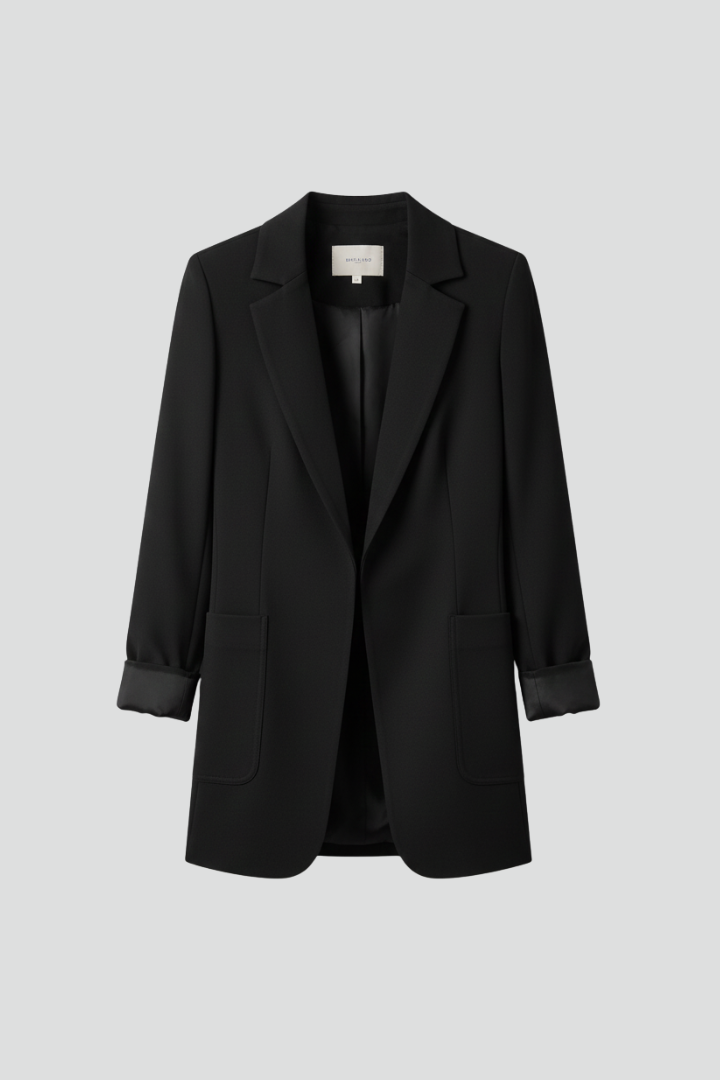 ESTELLE - BLAZER ABIERTO CON SOLAPA ESTRUCTURADA