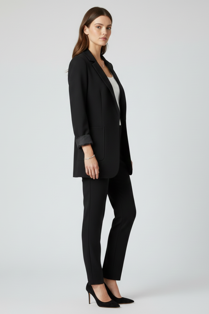 ESTELLE - BLAZER ABIERTO CON SOLAPA ESTRUCTURADA
