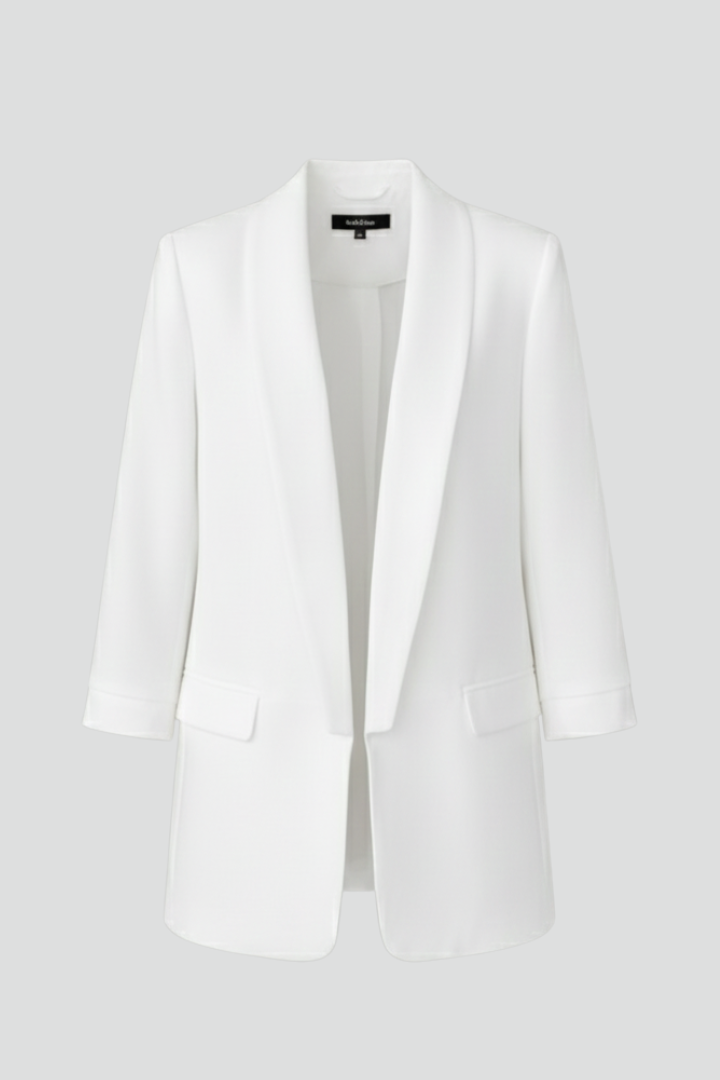 NOEMIE - BLAZER DE CUELLO CRUZADO ENTALLADO