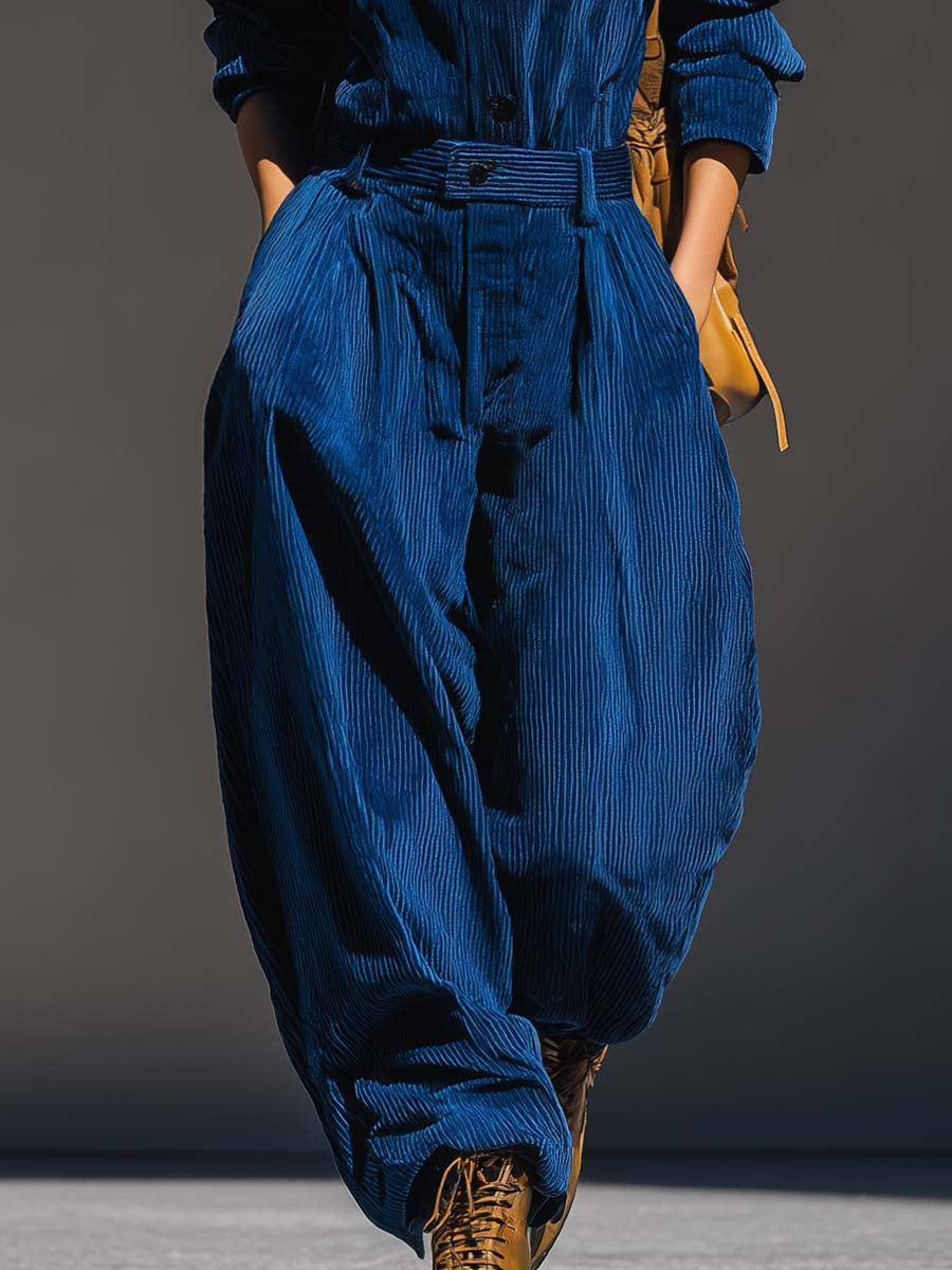 BRISA - CONJUNTO DE PANA CON CAPUCHA Y PANTALÓN ANCHO