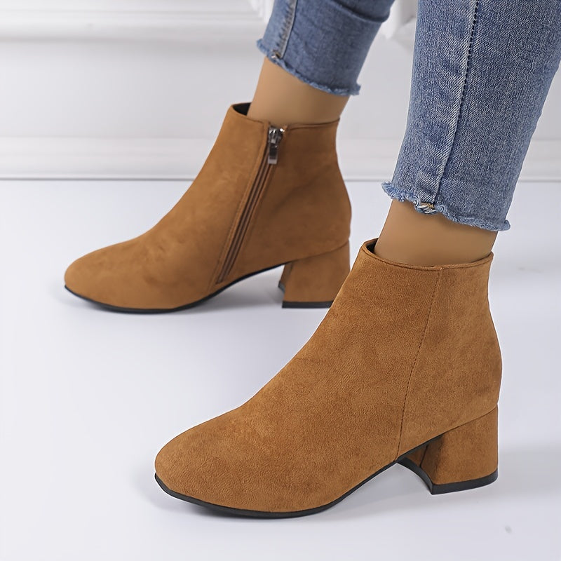 ALCYONE - BOTINES CHELSEA DE TACÓN ANCHO