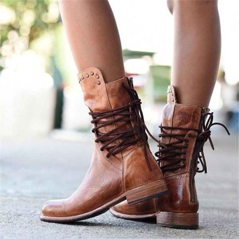 VENETIA - BOTINES CAMPEROS CON CORDONES