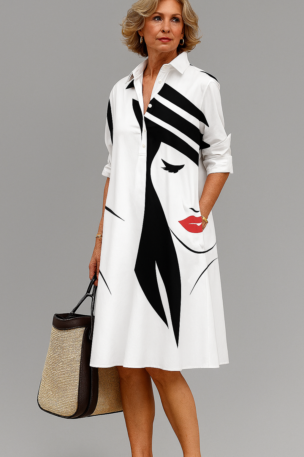 BELLA - VESTIDO MIDI ELEGANTE