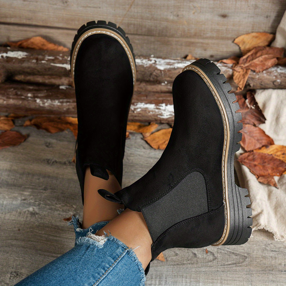 MABEL - BOTINES CHELSEA CON PLATAFORMA
