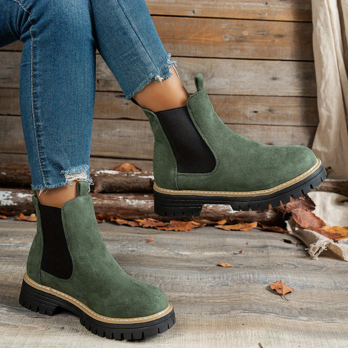 MABEL - BOTINES CHELSEA CON PLATAFORMA