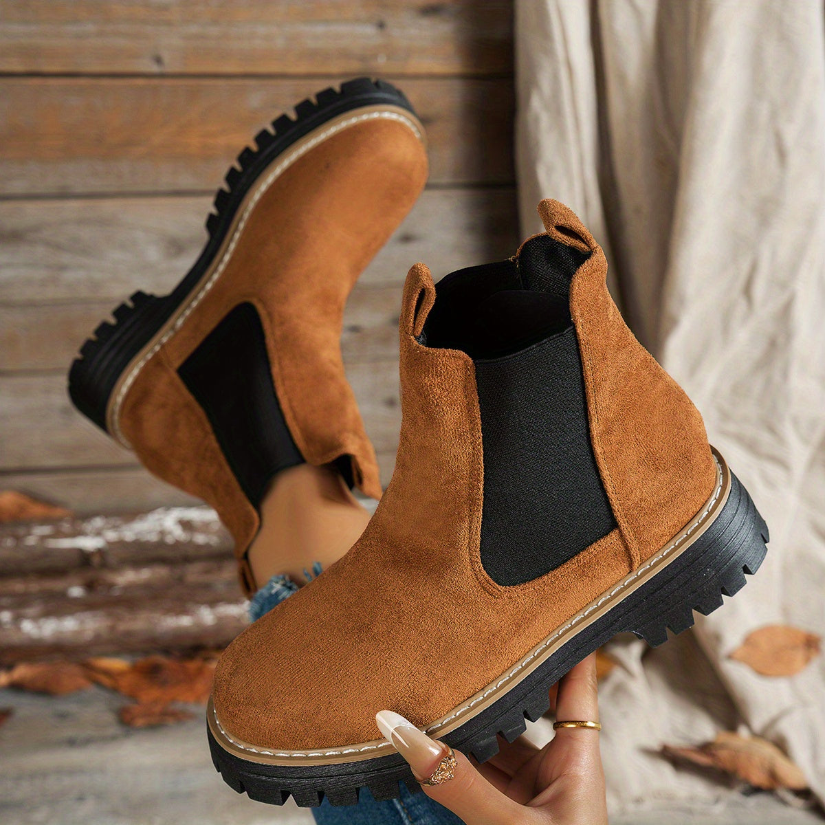 MABEL - BOTINES CHELSEA CON PLATAFORMA