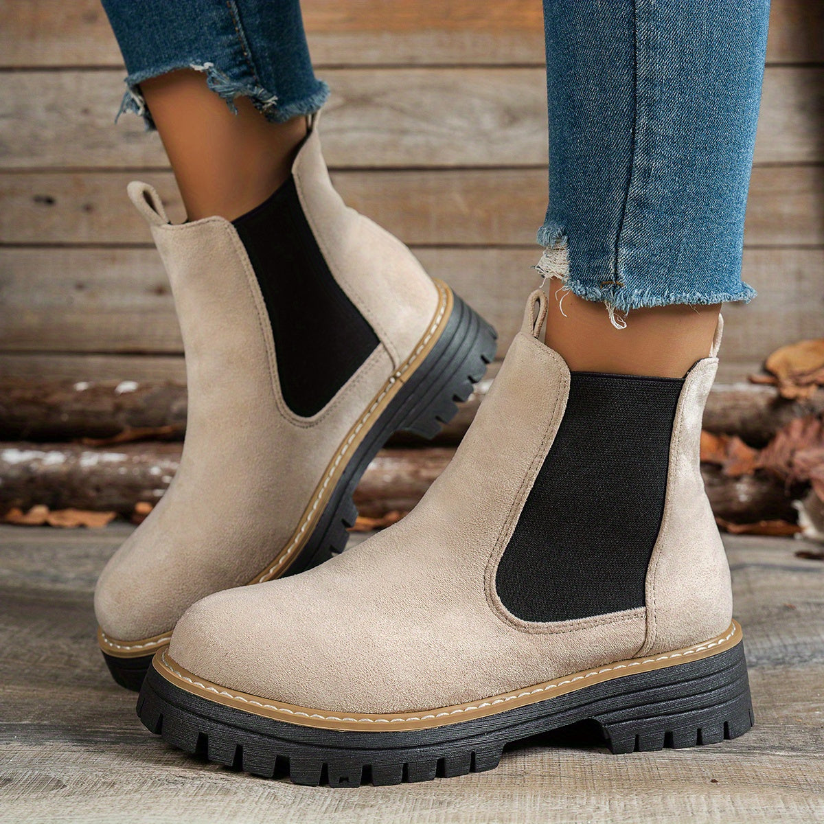 MABEL - BOTINES CHELSEA CON PLATAFORMA