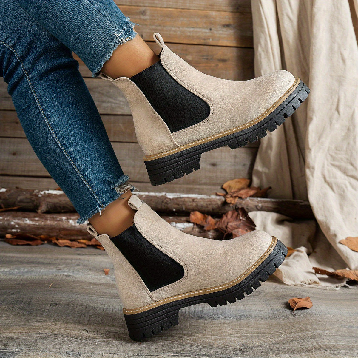 MABEL - BOTINES CHELSEA CON PLATAFORMA