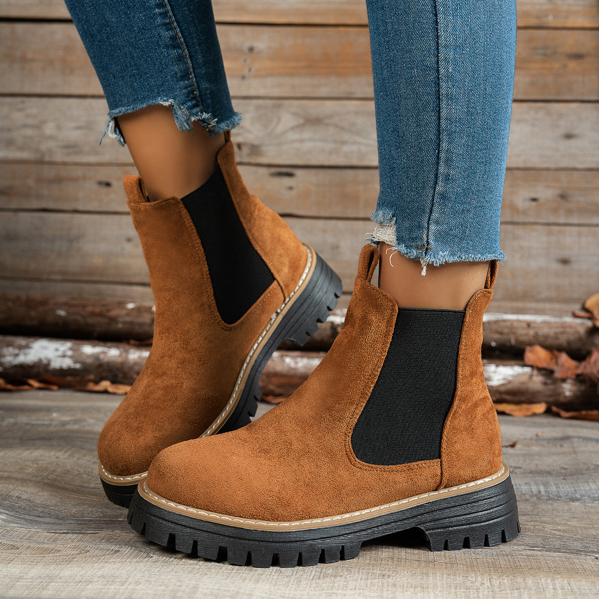 MABEL - BOTINES CHELSEA CON PLATAFORMA