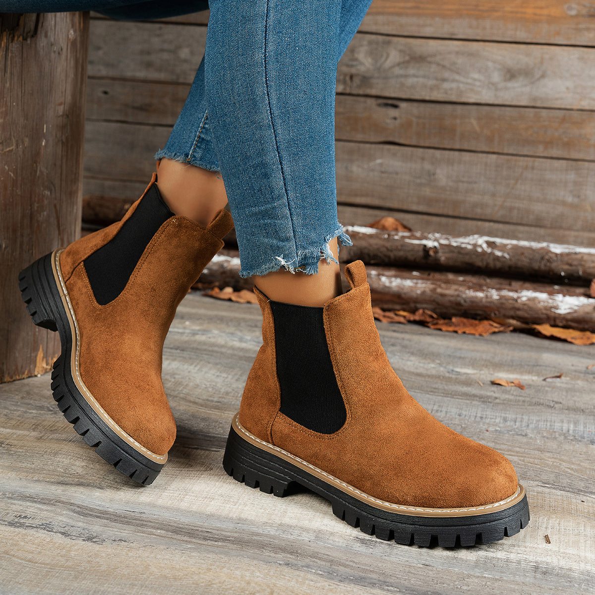 MABEL - BOTINES CHELSEA CON PLATAFORMA