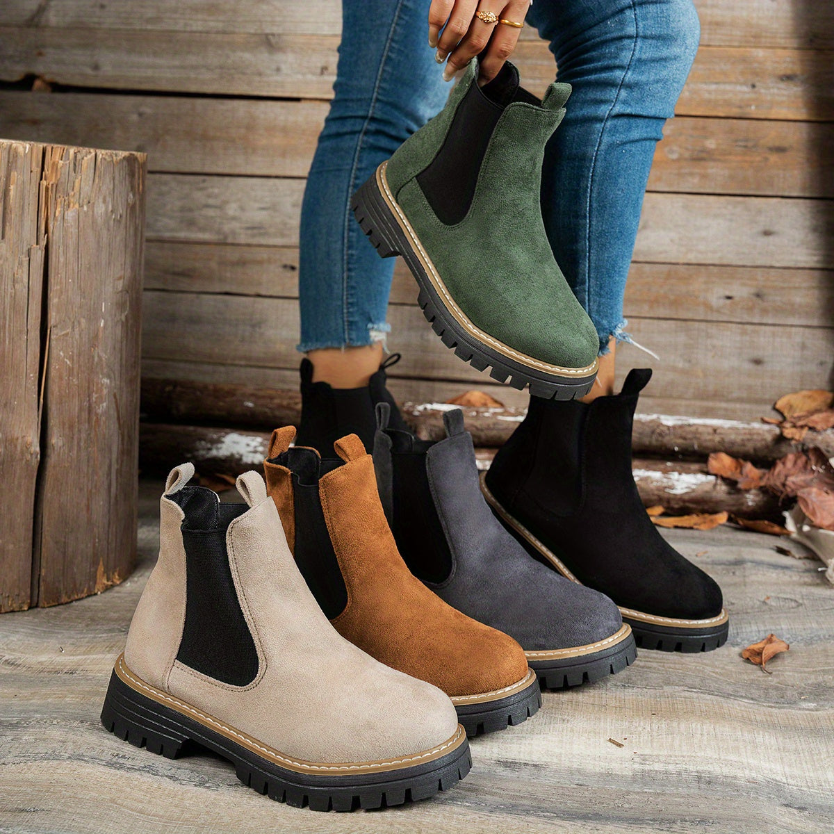 MABEL - BOTINES CHELSEA CON PLATAFORMA