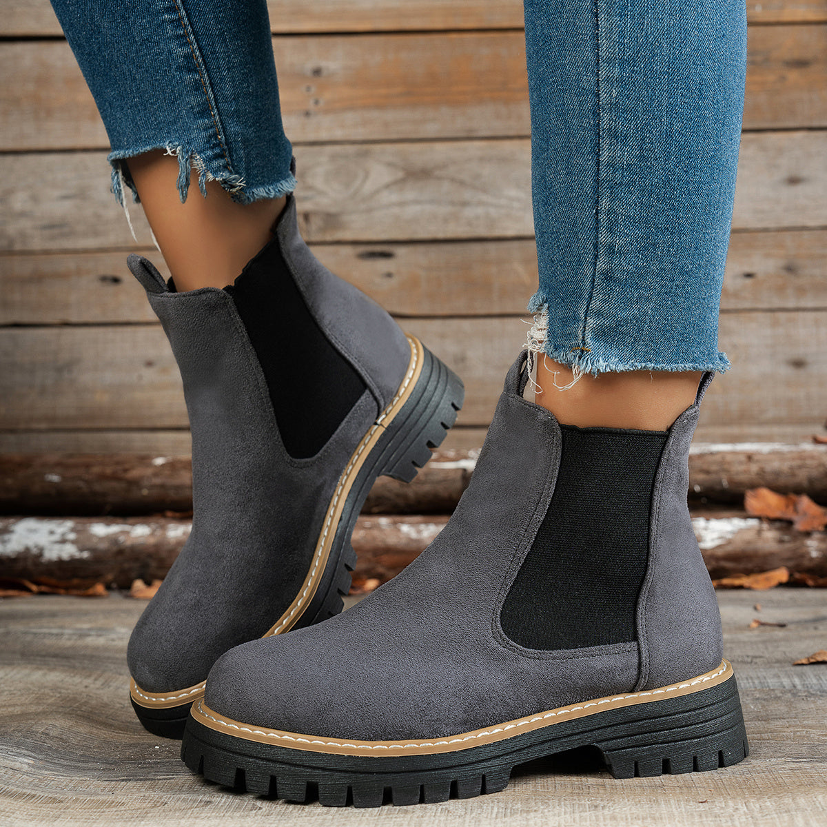 MABEL - BOTINES CHELSEA CON PLATAFORMA