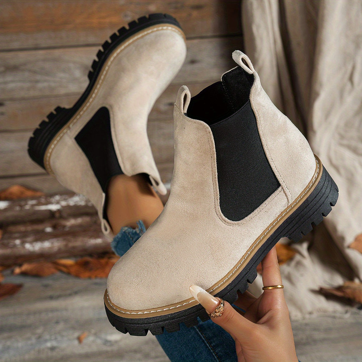 MABEL - BOTINES CHELSEA CON PLATAFORMA