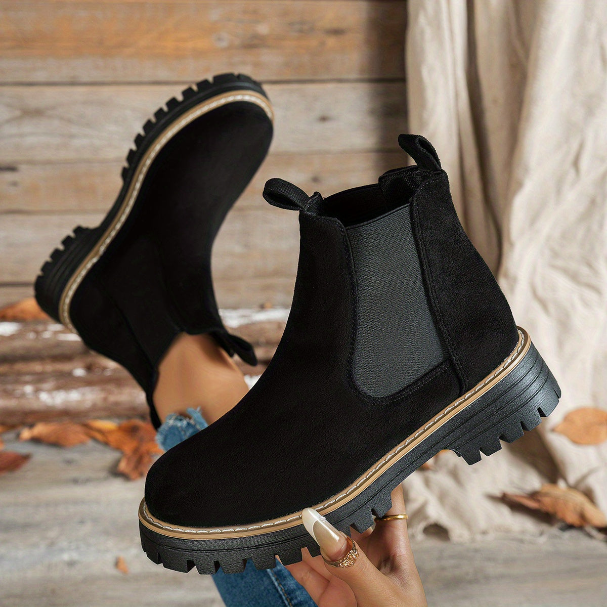 MABEL - BOTINES CHELSEA CON PLATAFORMA