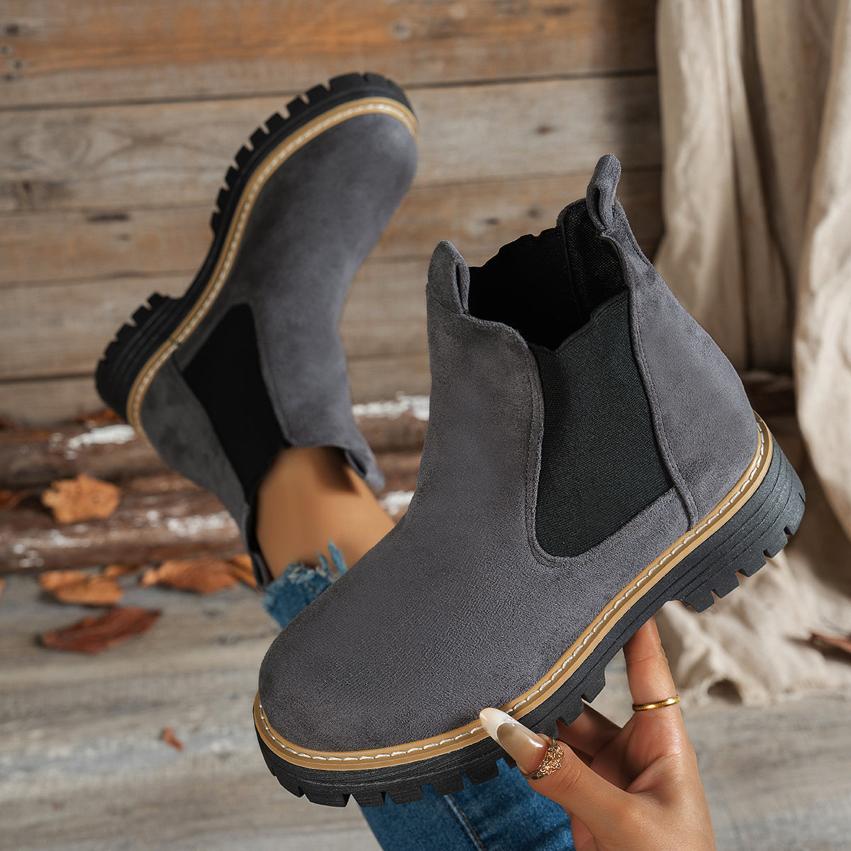 MABEL - BOTINES CHELSEA CON PLATAFORMA