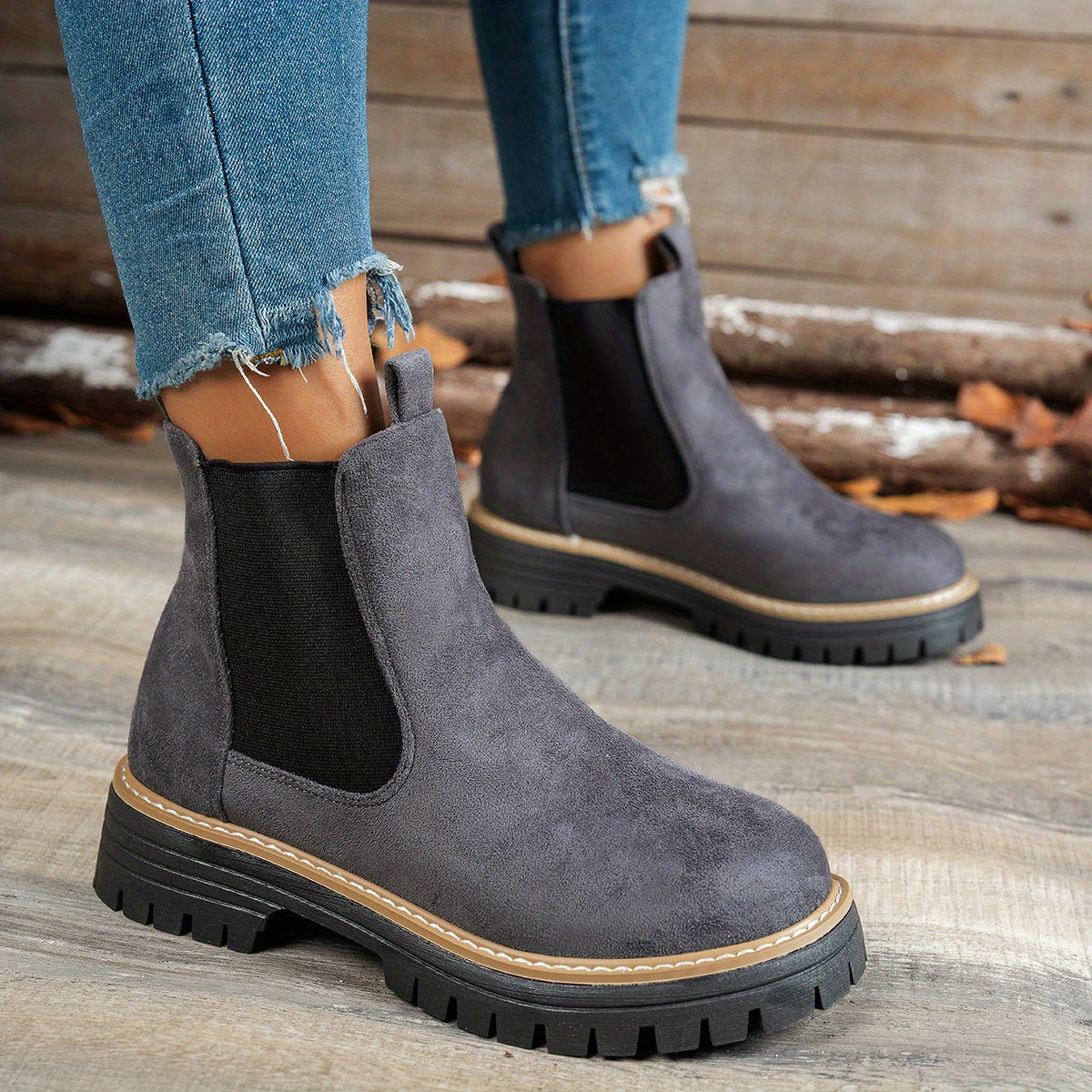 MABEL - BOTINES CHELSEA CON PLATAFORMA