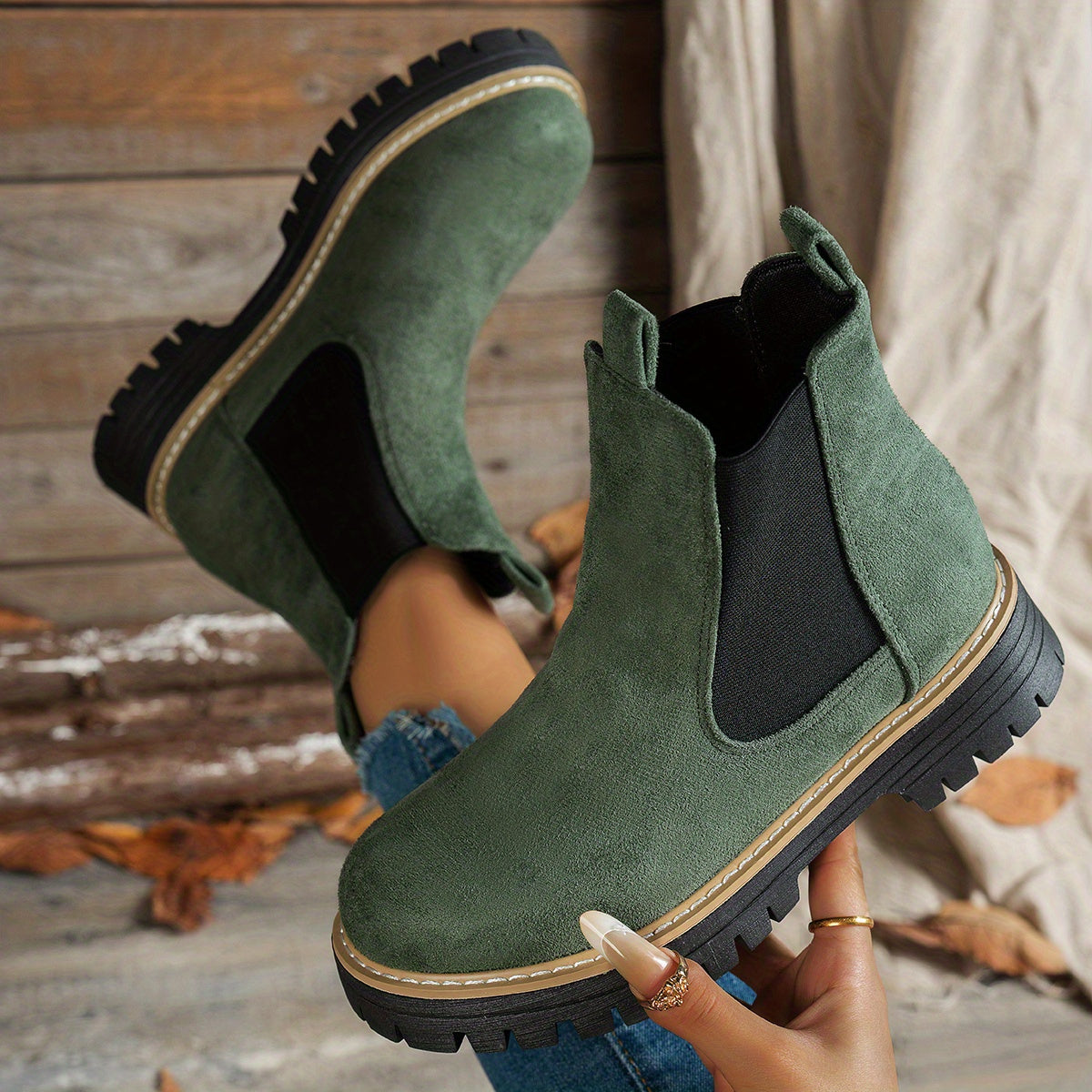MABEL - BOTINES CHELSEA CON PLATAFORMA