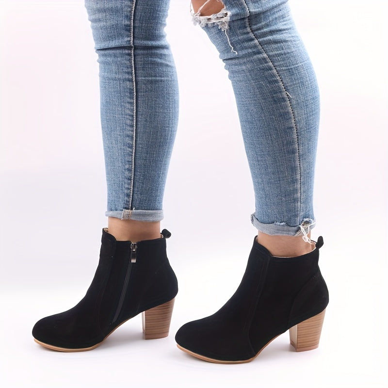 KEZIA - BOTINES CON CREMALLERA LATERAL