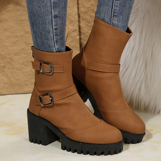 GWEN - BOTINES CON CORREAS Y HEBILLAS
