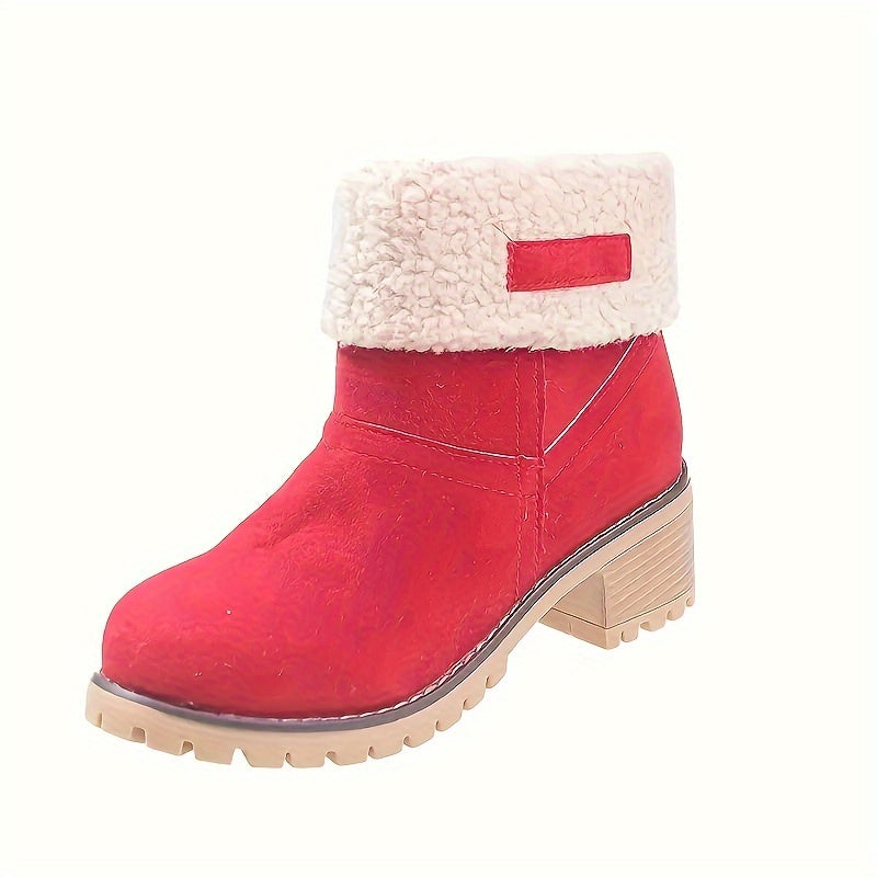 DELANCEY - BOTINES FORRADOS DE TACÓN ANCHO