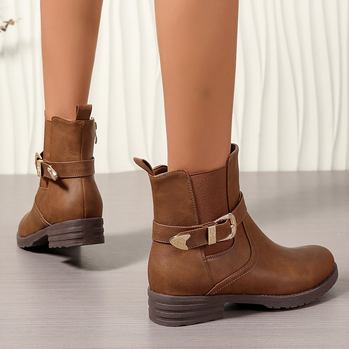 JEMIMA - BOTINES CAMPEROS CON HEBILLA