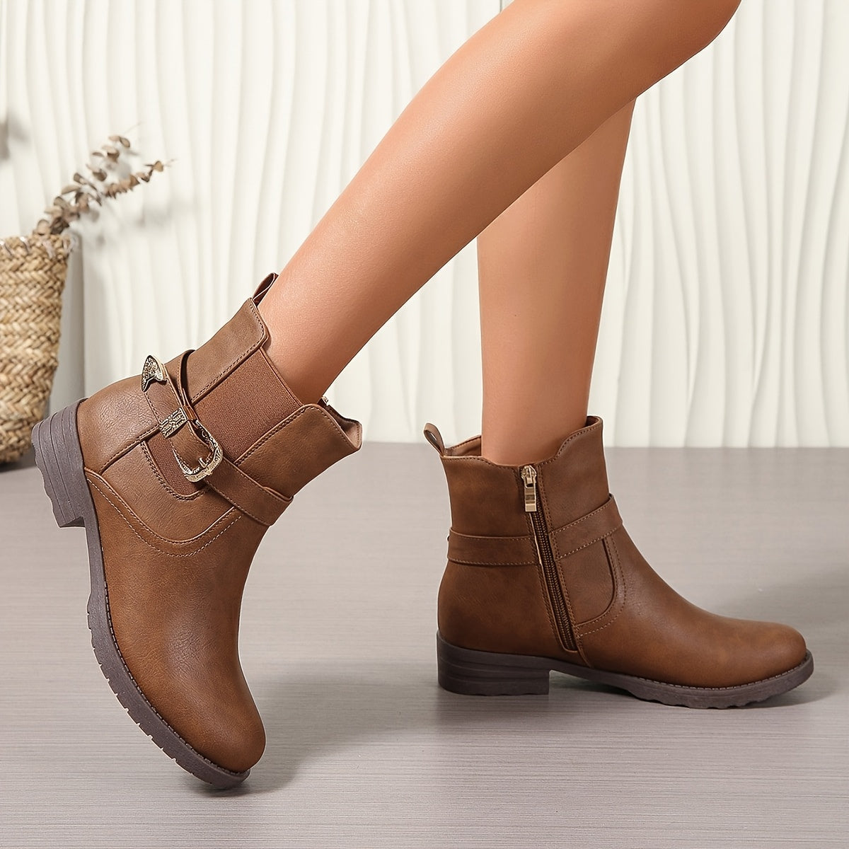 JEMIMA - BOTINES CAMPEROS CON HEBILLA