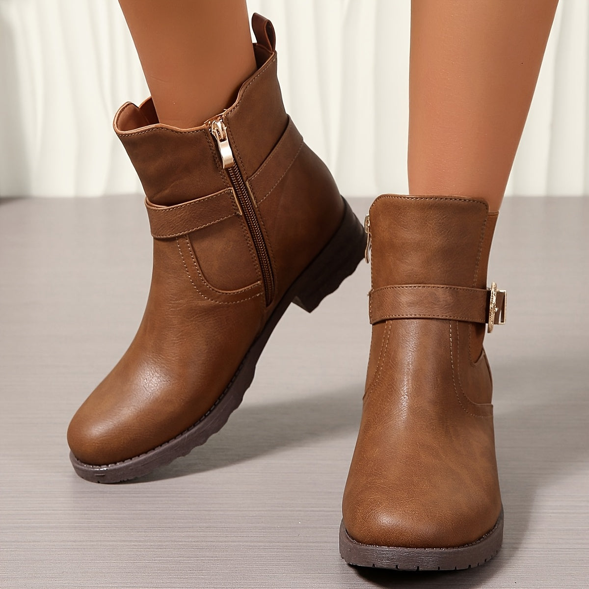 JEMIMA - BOTINES CAMPEROS CON HEBILLA