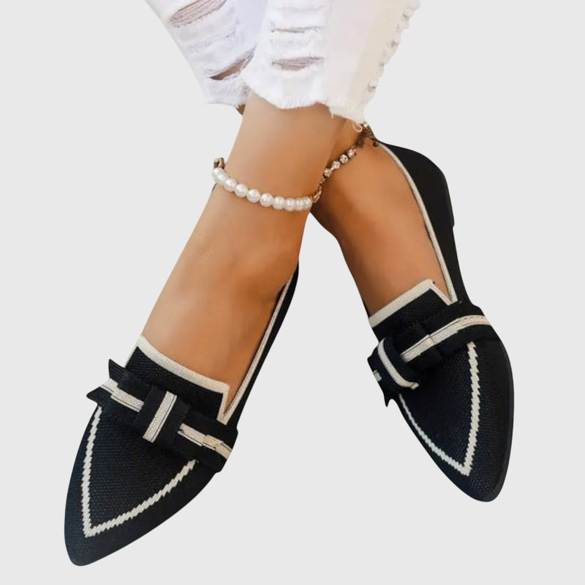 BLAIRE - ZAPATOS PLANOS CON LAZO