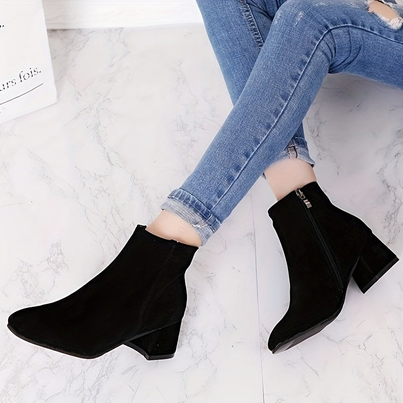 ALCYONE - BOTINES CHELSEA DE TACÓN ANCHO