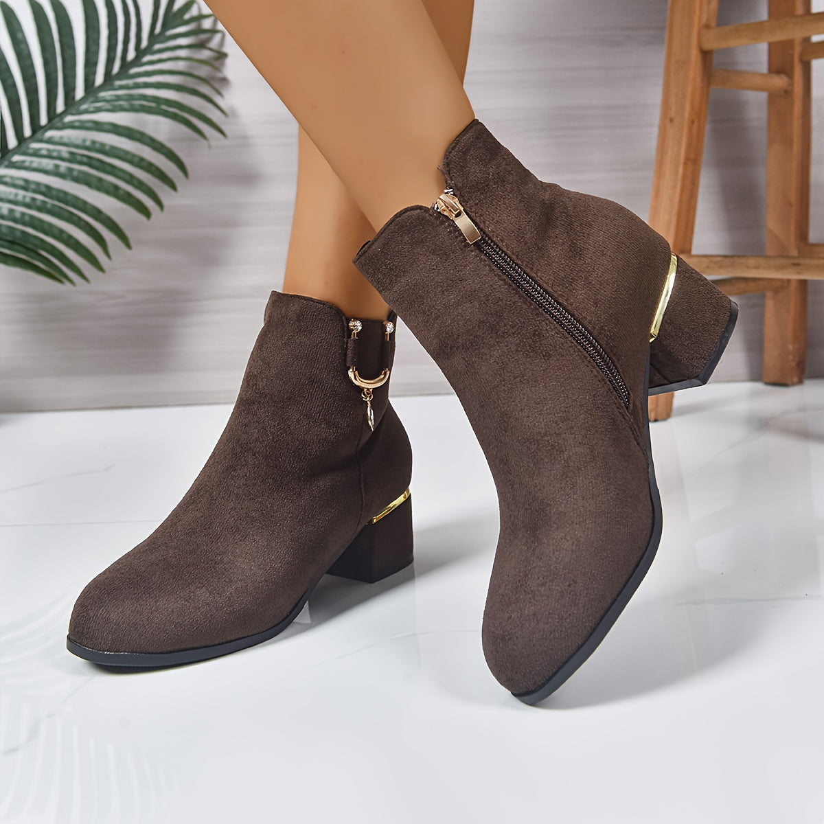DARIENNE - BOTINES CHELSEA CON HEBILLA LATERAL