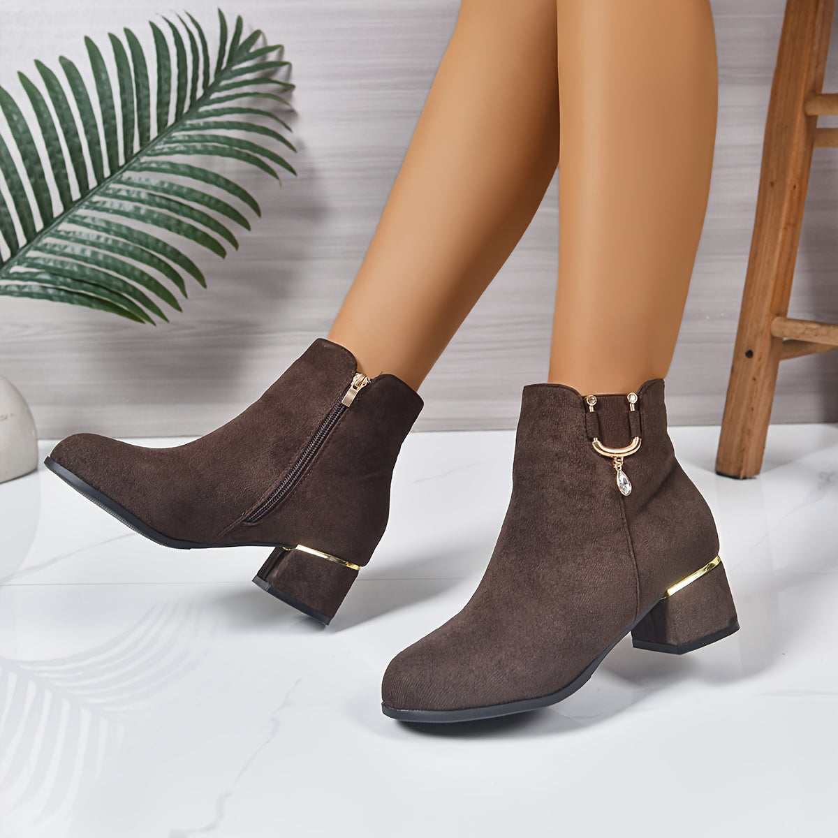 DARIENNE - BOTINES CHELSEA CON HEBILLA LATERAL
