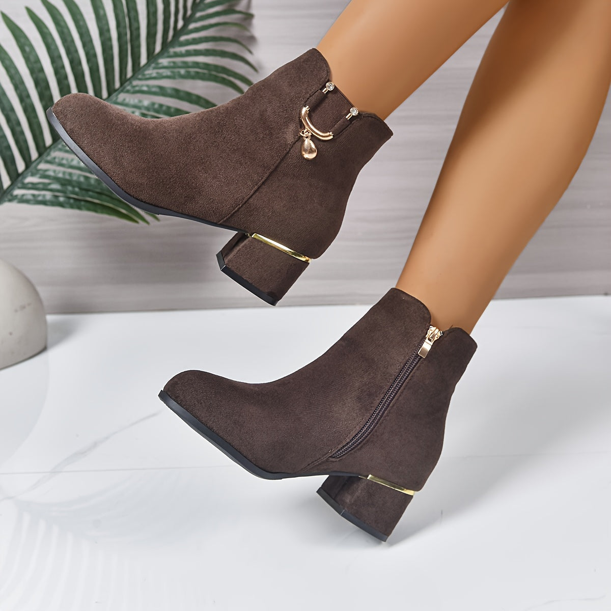 DARIENNE - BOTINES CHELSEA CON HEBILLA LATERAL