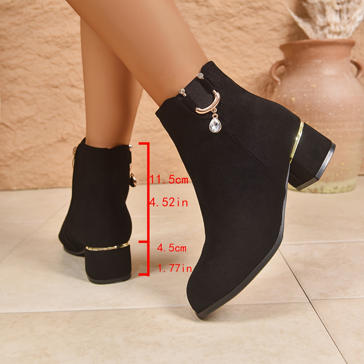 DARIENNE - BOTINES CHELSEA CON HEBILLA LATERAL