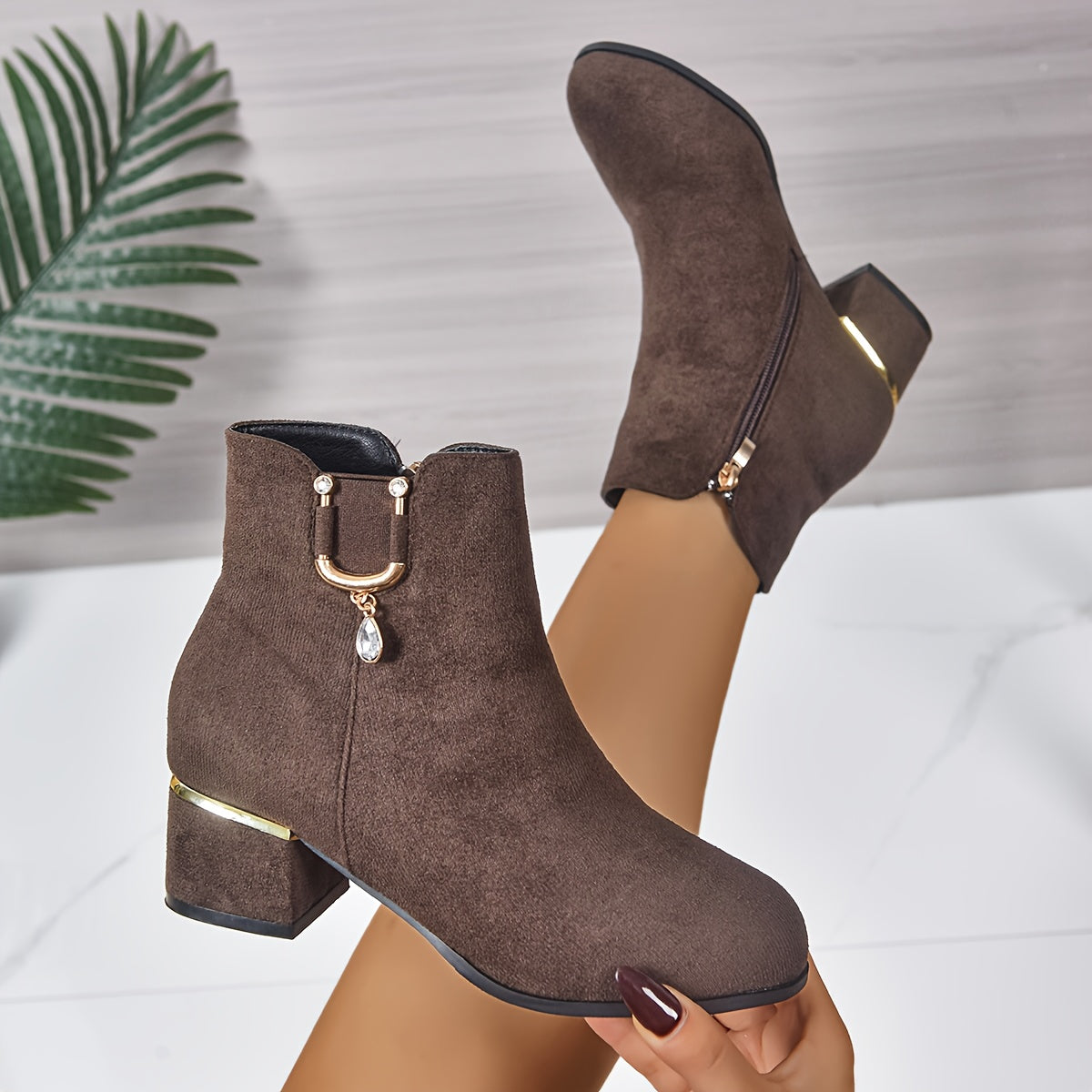 DARIENNE - BOTINES CHELSEA CON HEBILLA LATERAL