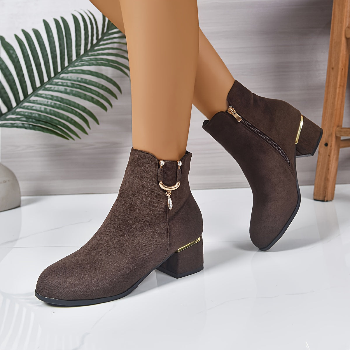 DARIENNE - BOTINES CHELSEA CON HEBILLA LATERAL
