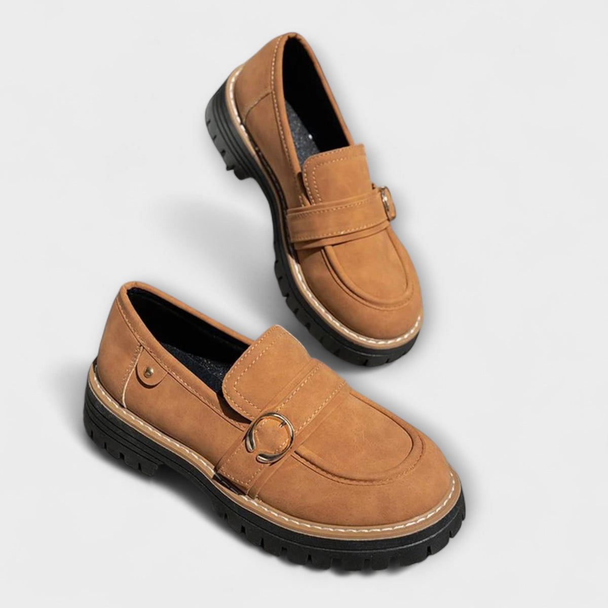LORA - MOCASINES CASUALES DE PUNTA REDONDA