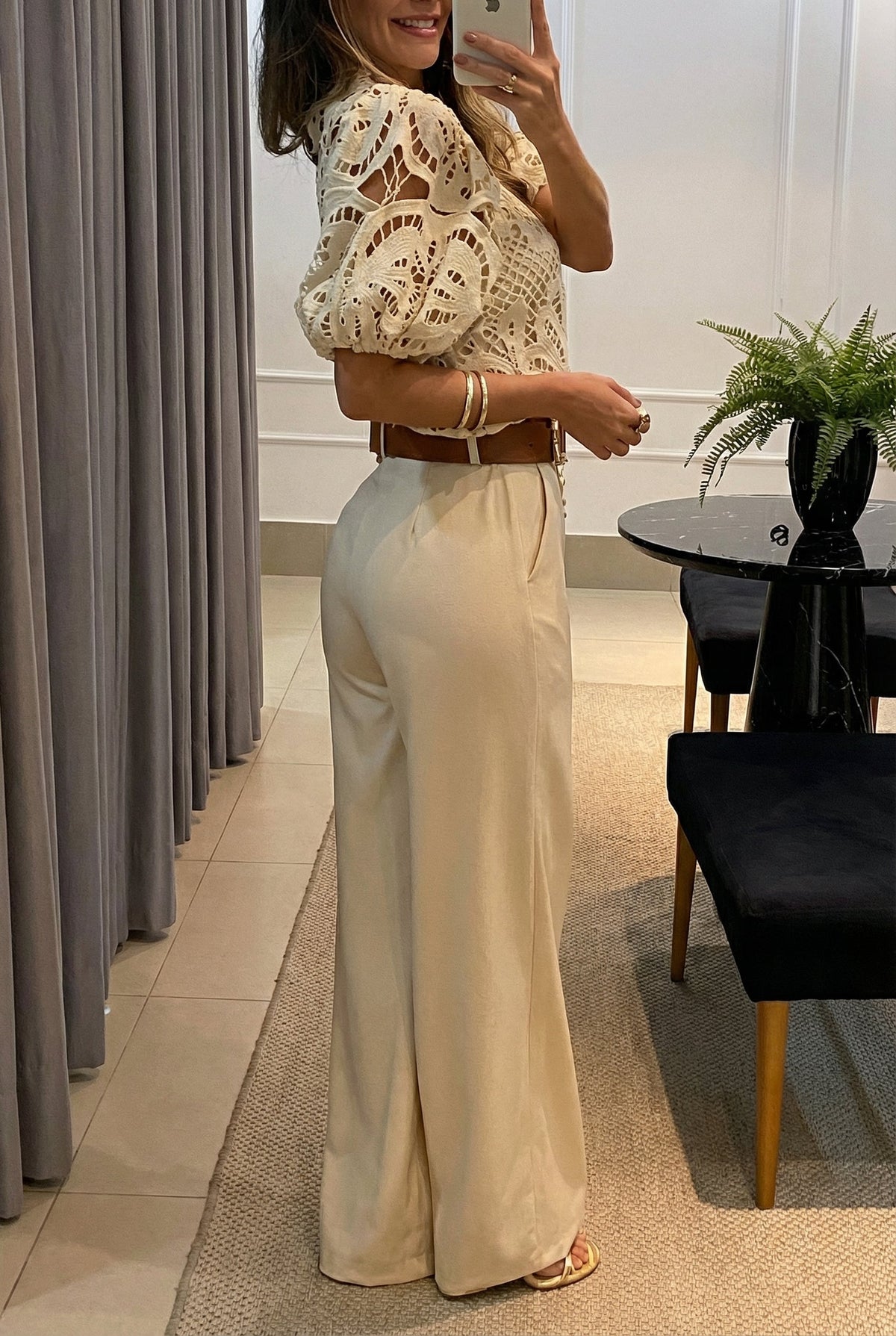 DELIA - CONJUNTO DE BLUSA Y PANTALÓN