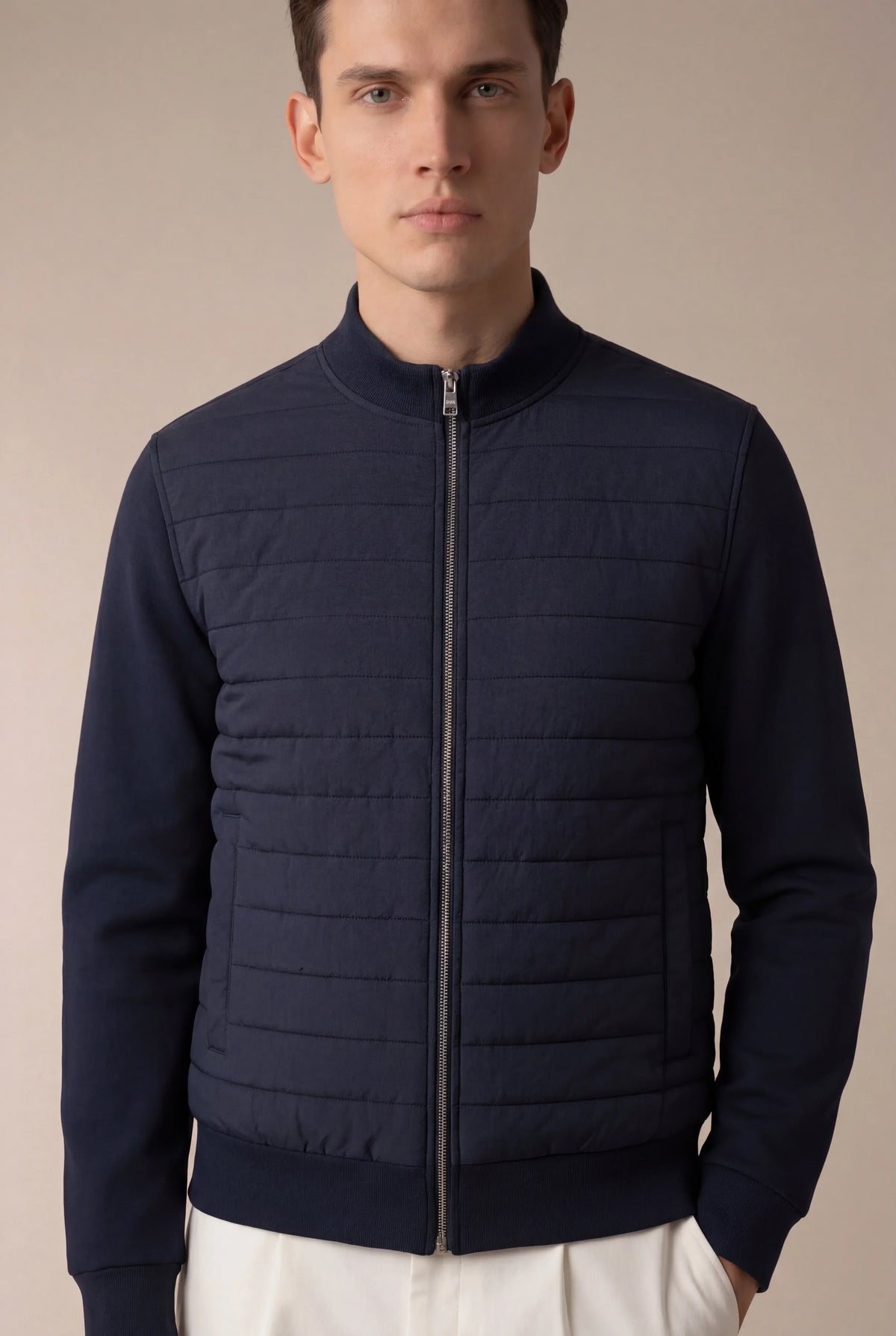 CHAQUETA ACOLCHADA URBANA AZUL MARINO