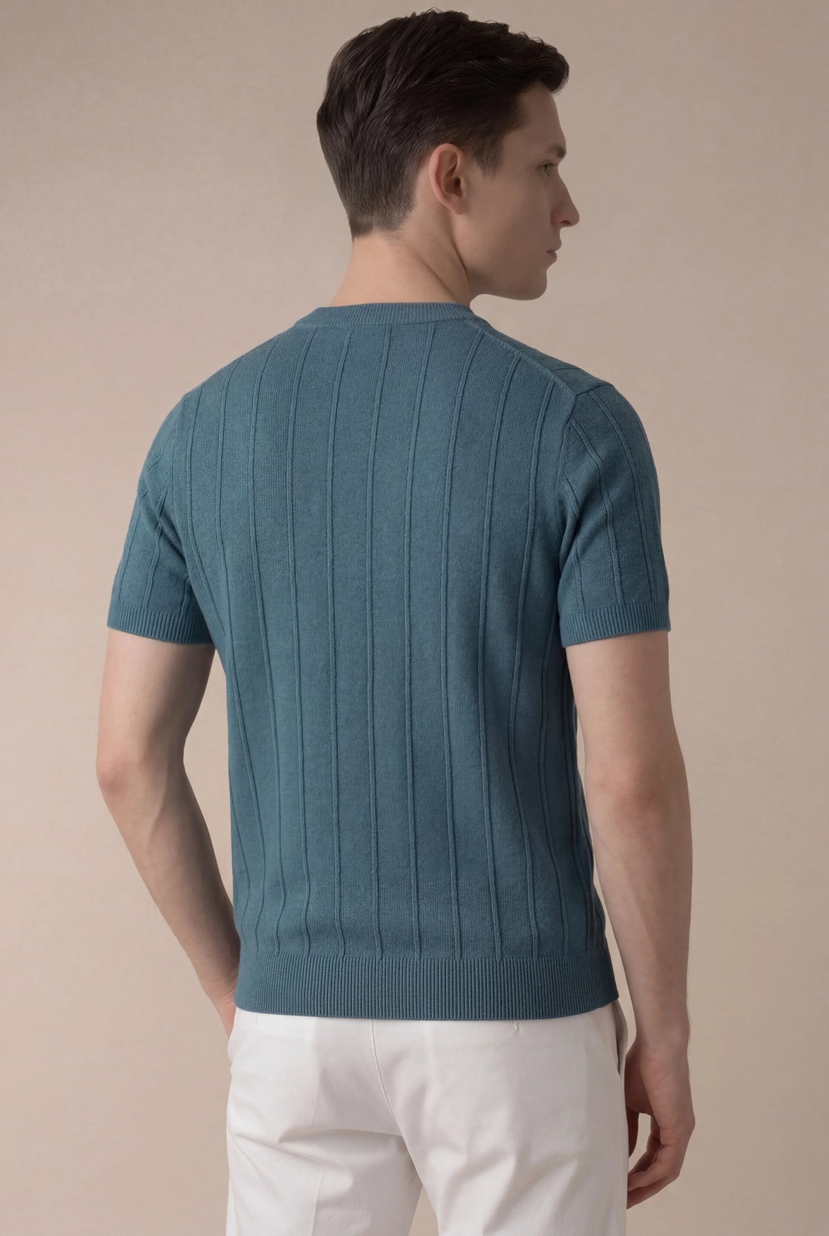 CAMISETA AZUL CLARO ELEGANTE