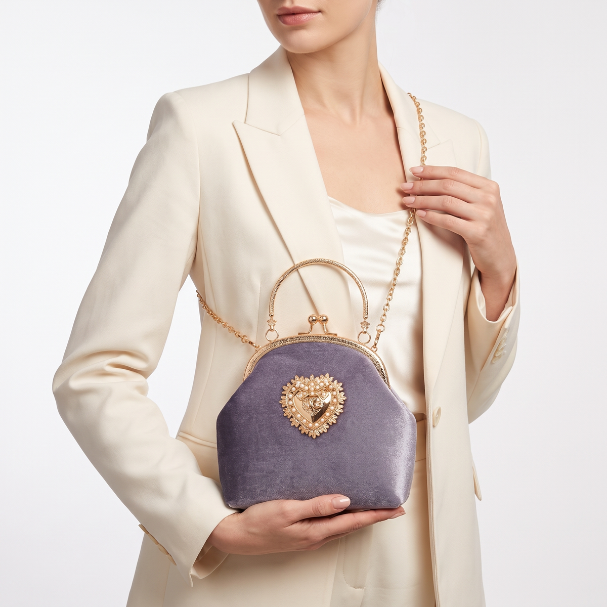BOLSO DE MANO AMORINA