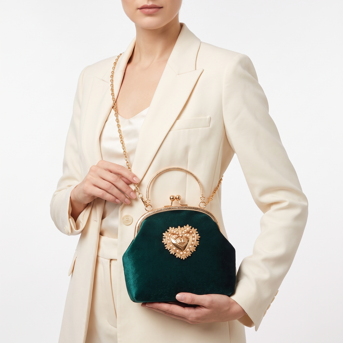 BOLSO DE MANO AMORINA