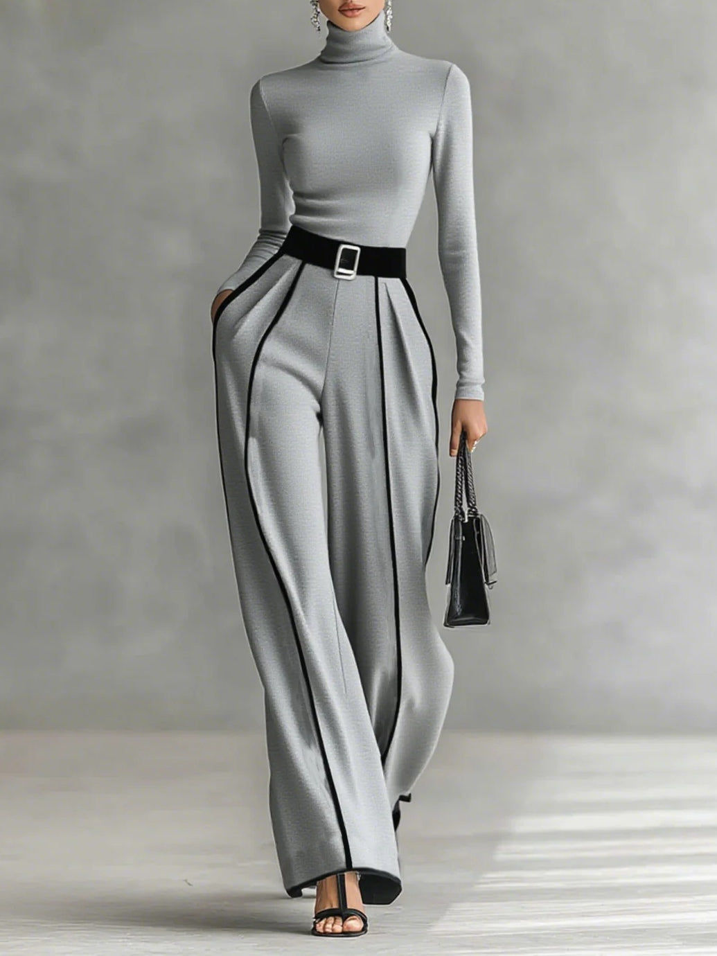 VALTHEA - CONJUNTO CON DETALLES EN CONTRASTE