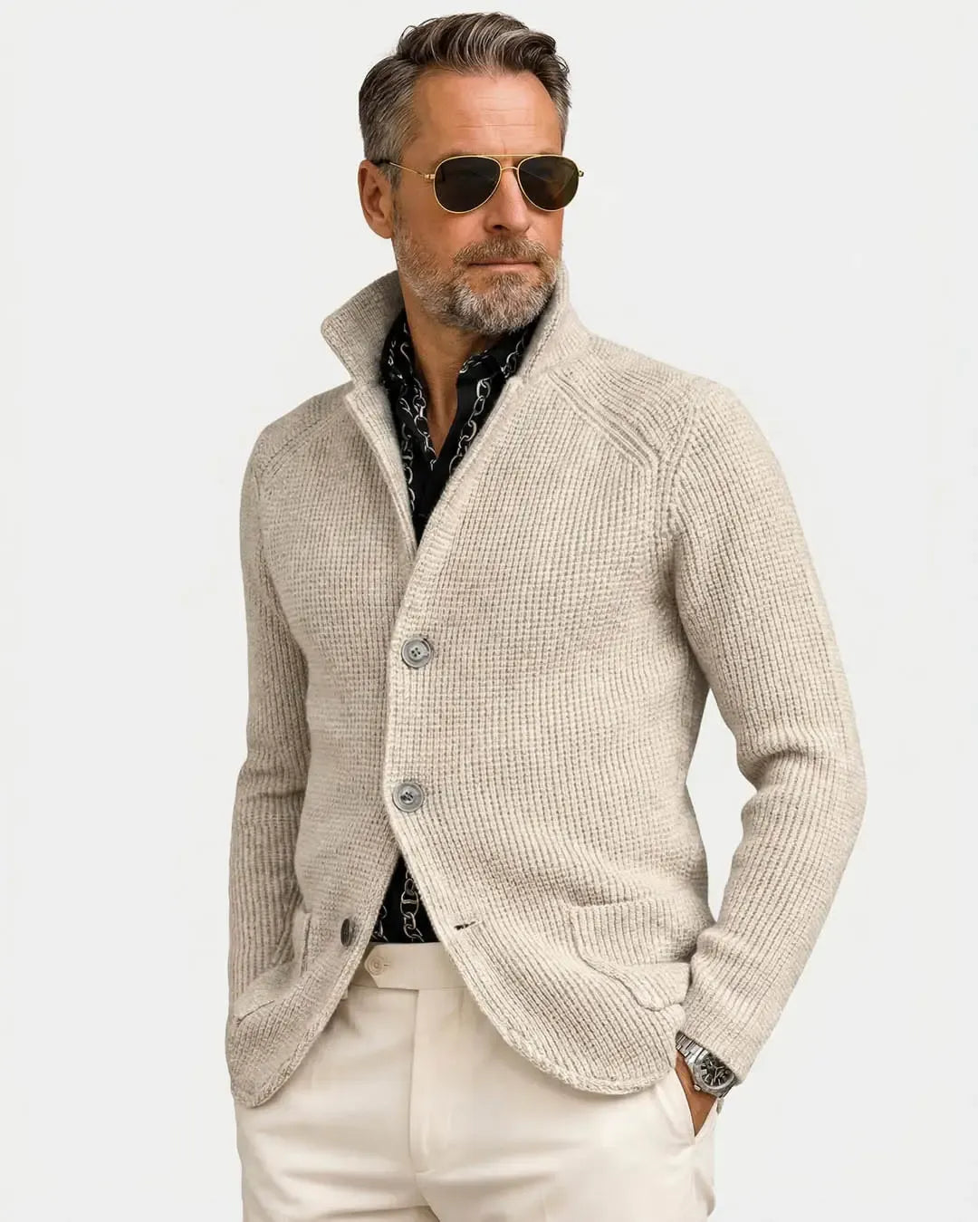 IVANI - CHAQUETA TEJIDA PREMIUM