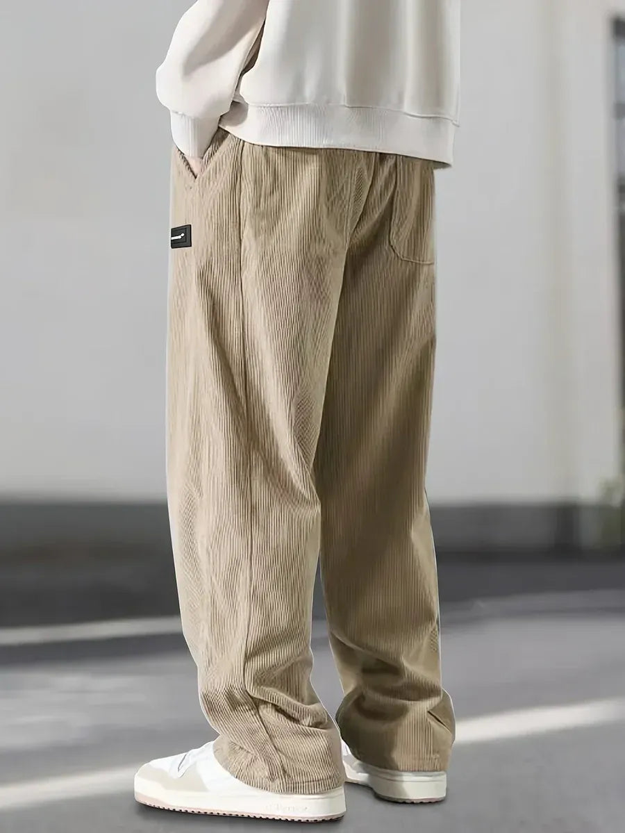 VIREO - PANTALONES ANCHOS CON CINTURILLA FLEXIBLE