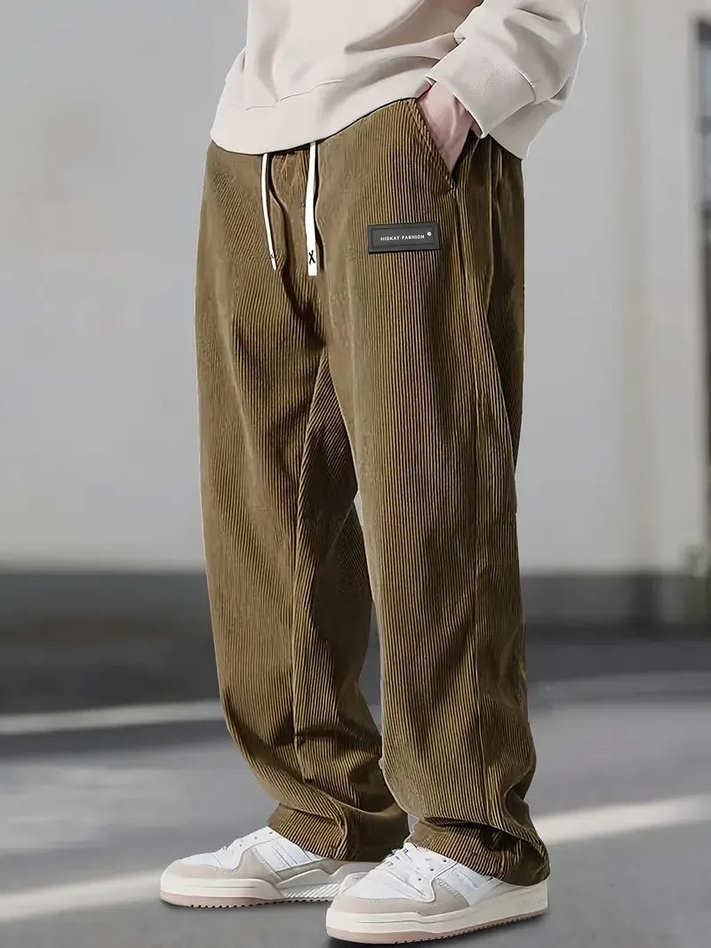 VIREO - PANTALONES ANCHOS CON CINTURILLA FLEXIBLE
