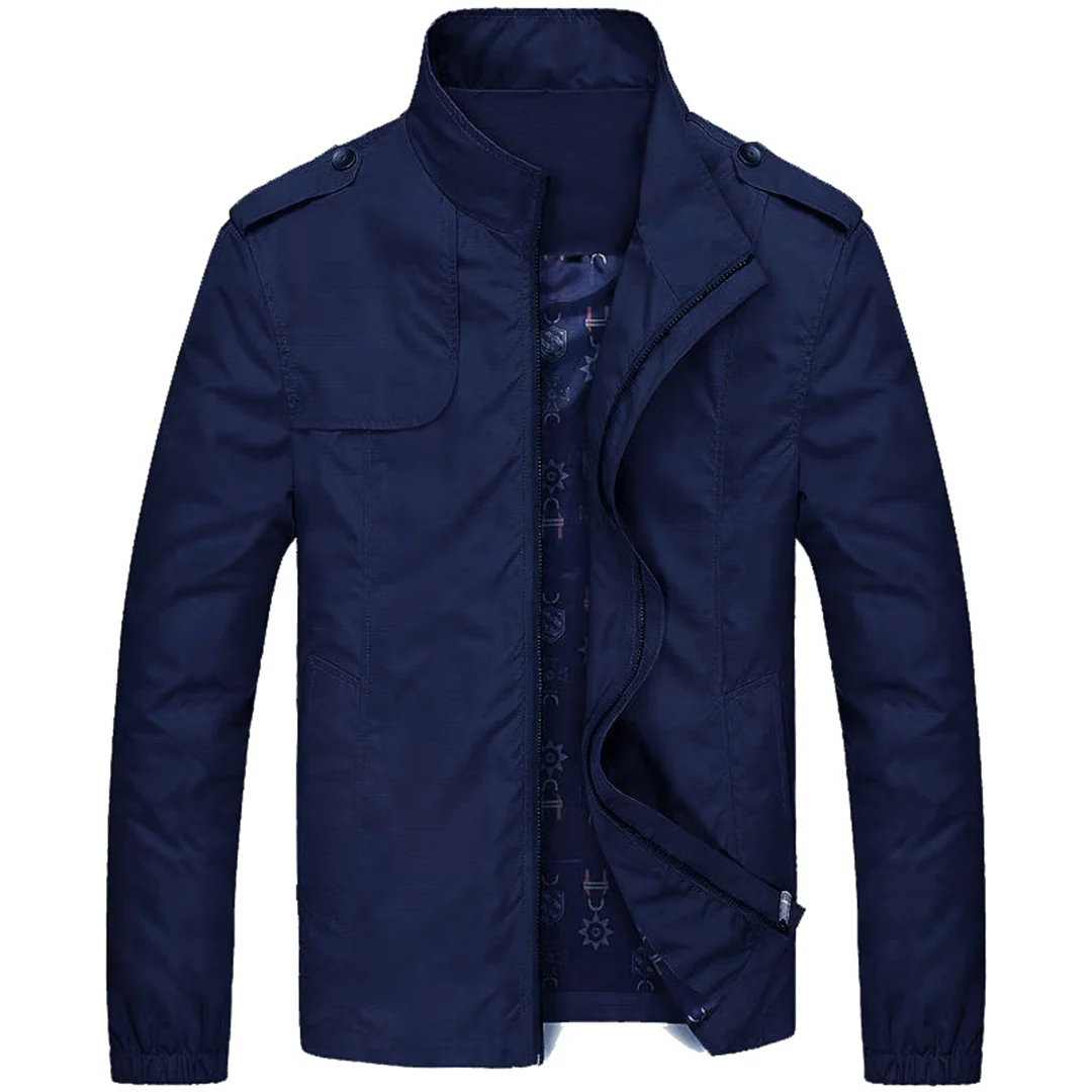 BELLAGIO - CHAQUETA MASCULINA CON CUELLO ALTO